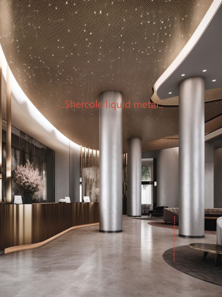 液態(tài)金屬能應(yīng)用到售樓部哪方面裝飾？