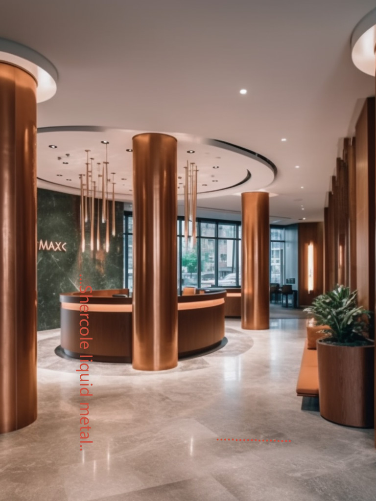 液態(tài)金屬能應(yīng)用到商業(yè)空間哪方面裝飾？