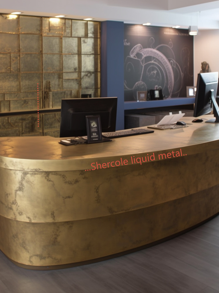 液態(tài)金屬裝飾在辦公室的應用同樣多樣豐富。